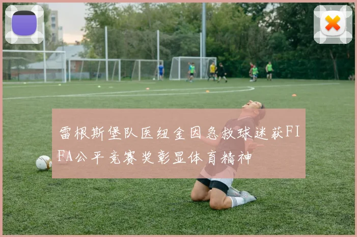雷根斯堡队医纽金因急救球迷获FIFA公平竞赛奖彰显体育精神