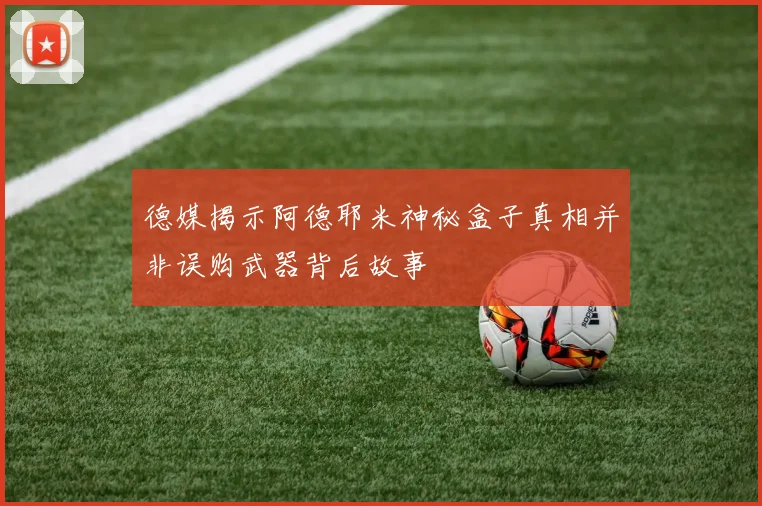 德媒揭示阿德耶米神秘盒子真相并非误购武器背后故事